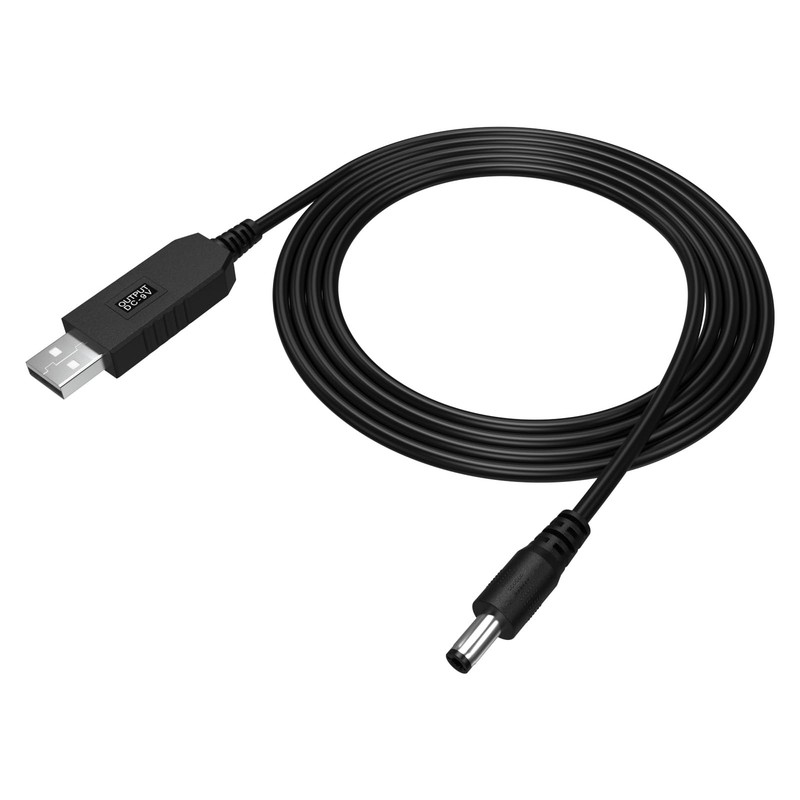 Asobilor DC 5V to DC 9V USB Voltage Step Up Converter Cable, Power Supply Ada...