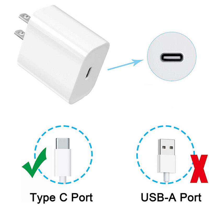 Wholesale Bulk For iPhone iPad 20W USB C Type C Power Adapter Fast Charger Block gallery