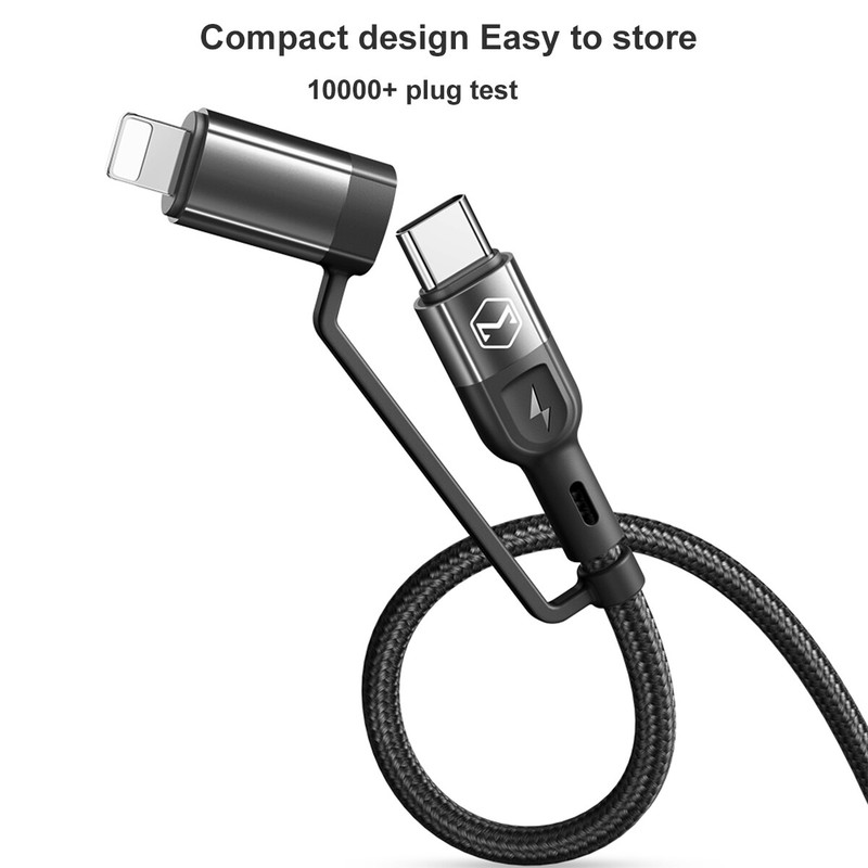 4in1 60W PD Cable Charger Cord for iPhone 16 15 14 13 12 Samsung S25 S24 S23 S22 gallery