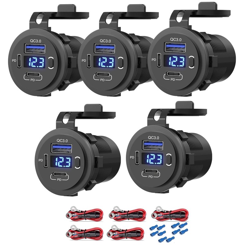 Fast Charging USB C Adapter for Vehicles