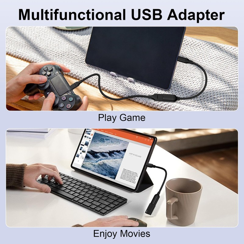 USB C To 3.0 Adapter Type C Android Male To USB A Female OTG Converter Cord gallery