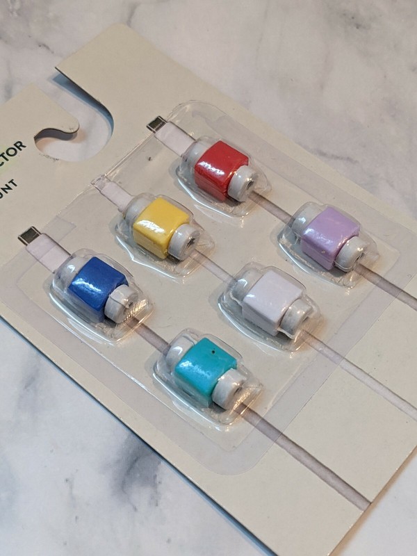 6Pc Protective Charging Charger Cable Protector Cord Saver for Universal gallery