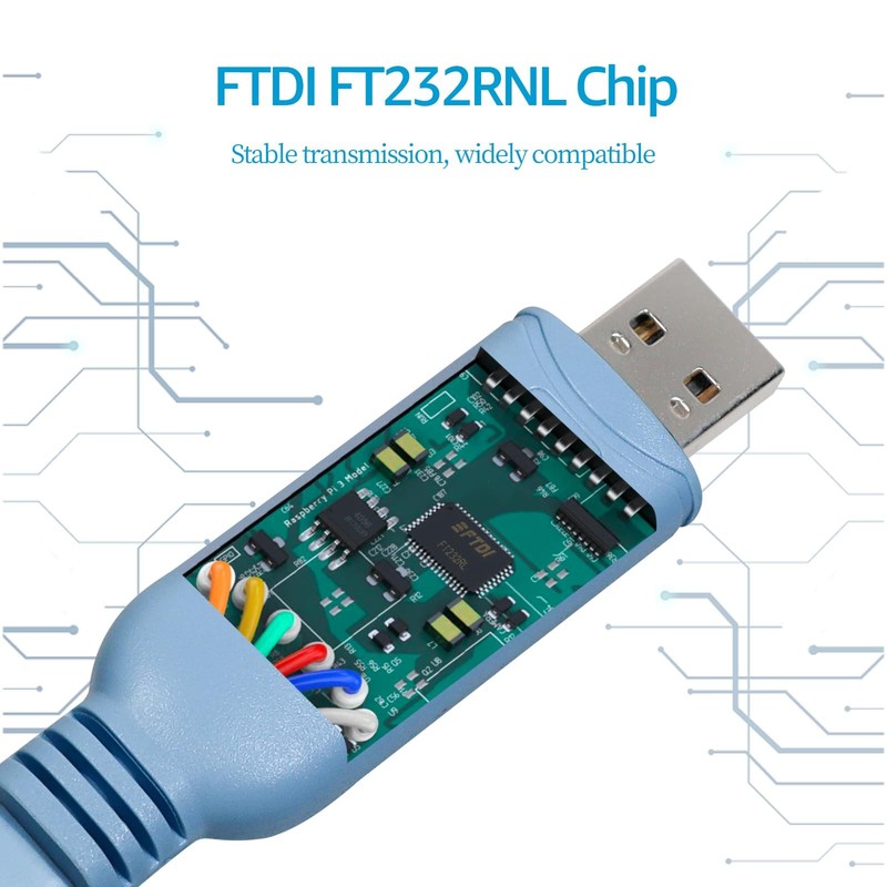 SHRJ45K USB to RS485 Serial Cable RJ45 Interface Builtin FTDI Chip gallery
