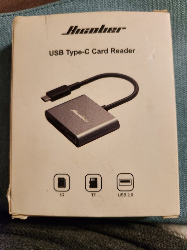 Hicober USB C to SD Card Reader, Micro SD Memory Card Reader, Type C to SD Card