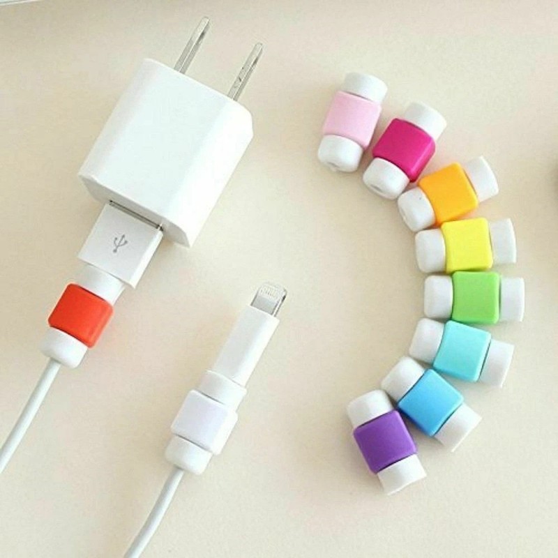 10Pcs Protective Charging Charger Cable Protector Cord Saver for Universal