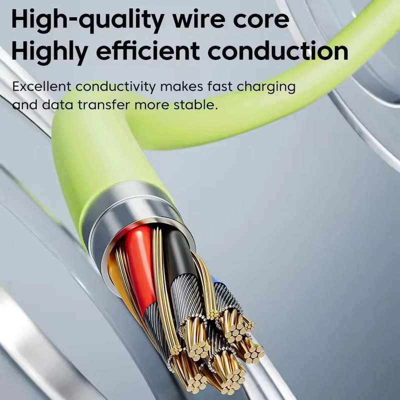 PD 240W USB Type C LED Display Fast Charging Cable Cord For iPhone 15 16 Samsung gallery