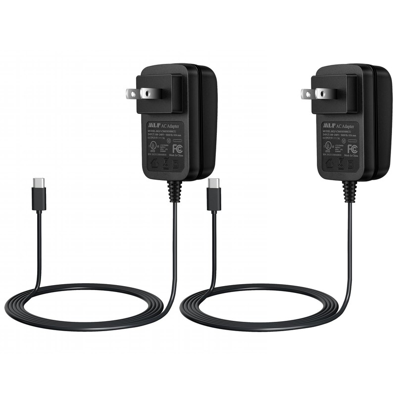 2-Pack 5V 3A USB-C Power Adapter, Type-C Charger for Camera, TV Box, Router, Mob gallery