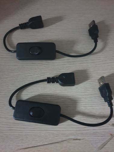 2pcs USB Male Female Charging Switch Fan Flashlight (Foreign Shipping gallery