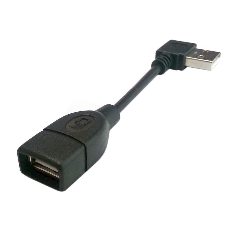 480Mbps USB Right Angled 90 D A type male to Female extension cable 10cm