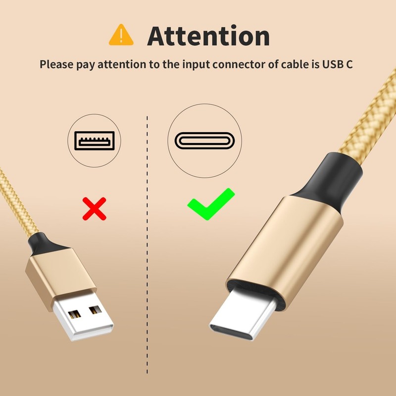 USB C Multi Charging Cable [2Pack 4FT], 3 in 1 Charging Cable Nylon Braided U... gallery