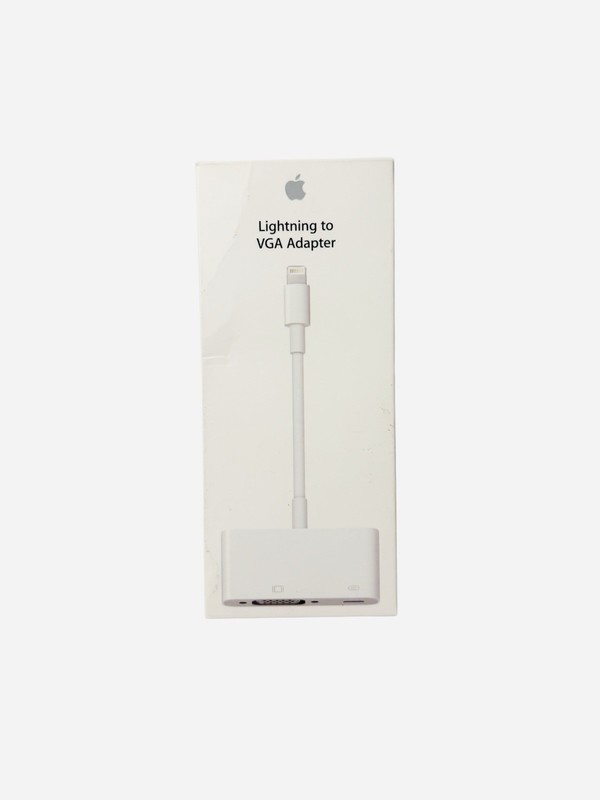 Genuine Apple Lightning to VGA Adapter (MD825AM/A) - Used in Original Box