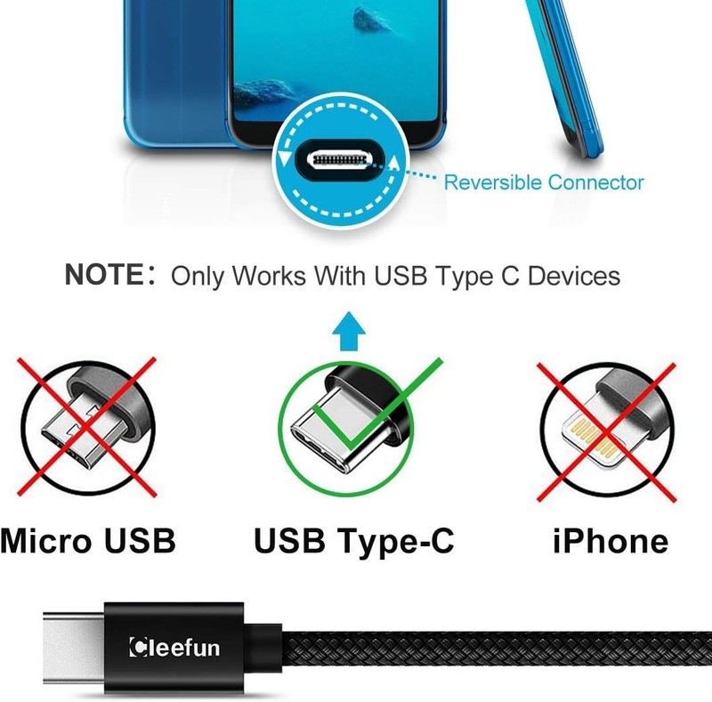 Extra Long 65ft USB to USB C Charging Cable - Ideal for Phones, PS5 & Tablets gallery