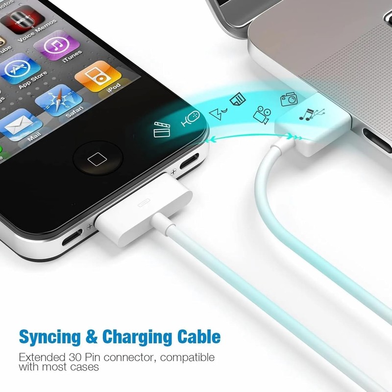 3FT 30 pin USB Charging Data Cable Cord for iPad 1/2/3 iPod Nano 1-6 Lot gallery