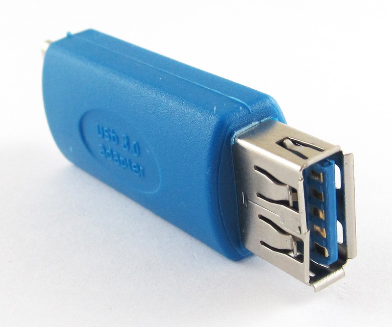 1pc Blue USB 3.0 Type A Female to 3.0 Micro B Male OTG Converter Adapter gallery