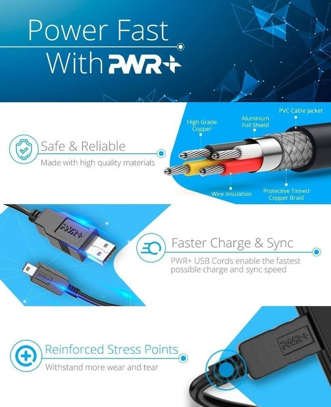 Pwr+ 10 Ft USB-Cable for Garmin New gallery