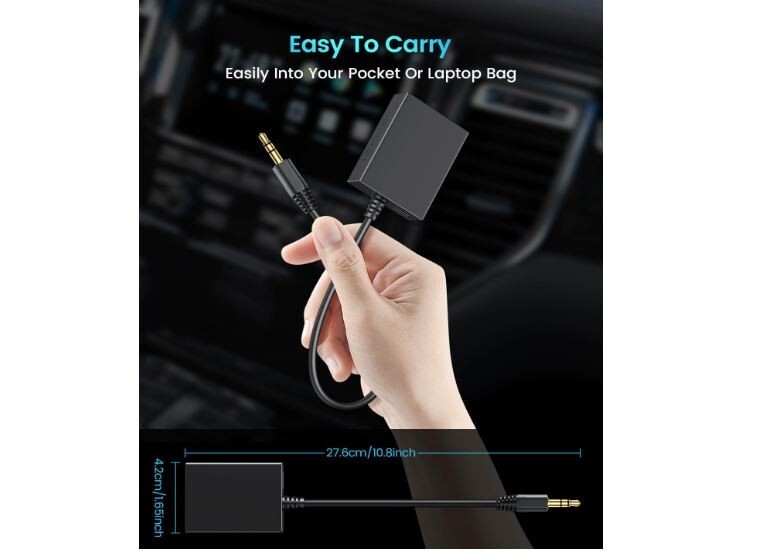 ANDTOBO USB to Aux Audio Adapter, 3.5mm Male to USB Female for Playing Music wit gallery