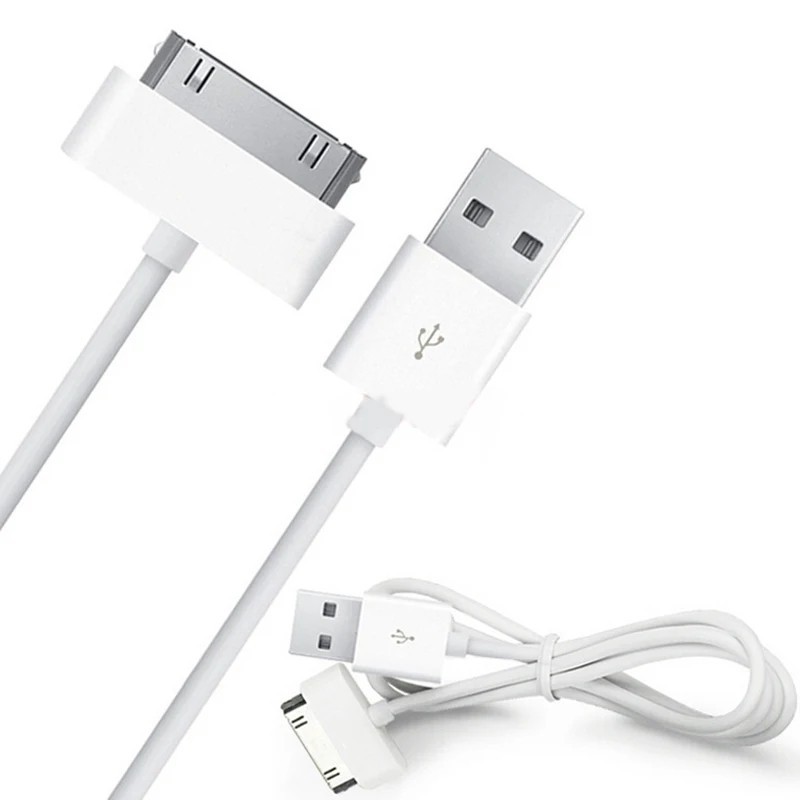 30 Pin USB Data Sync Cable Charger for Lot iPhone 4 4G 4S iPod Nano iPad 1/2/3