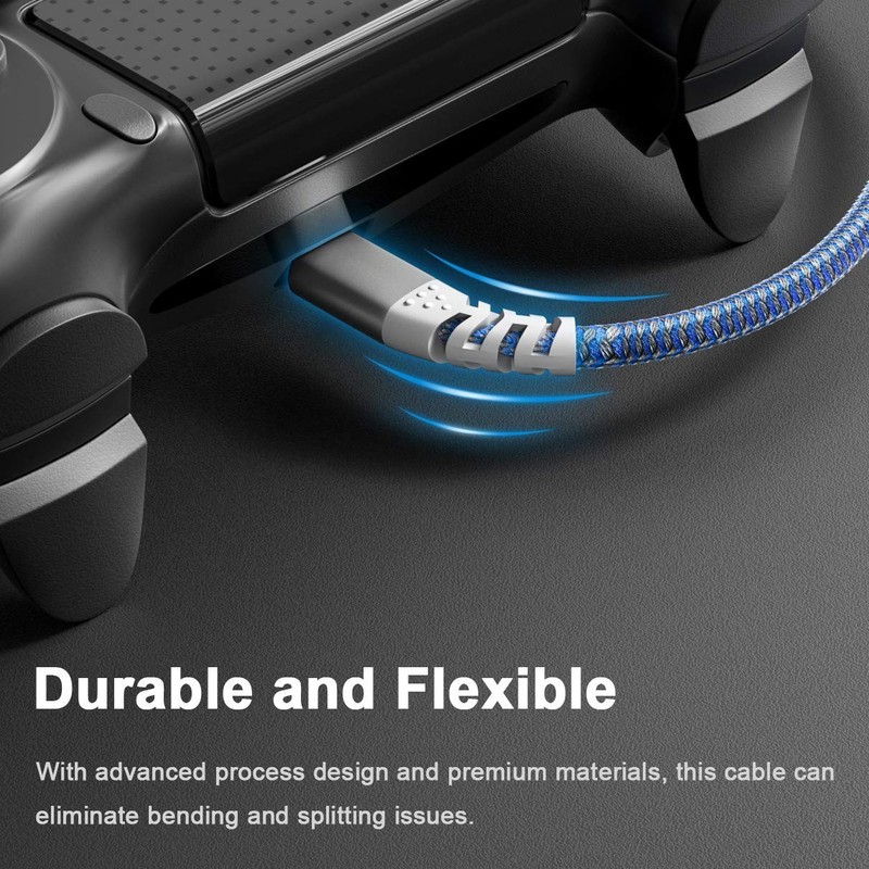 2-Pack 16ft Micro USB Cables - Durable, Fast Charging & Sync for All Devices gallery