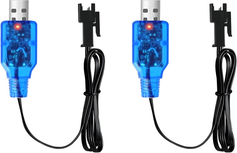 SM2P 3.7V Charger Cable 1S USB Battery Charger with SM-2P Connector for 3.7V ... gallery