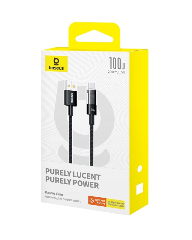 Baseus 100W USB-A toType C Cable Auto Power-Off Fast Charging For Samsung Huawei gallery