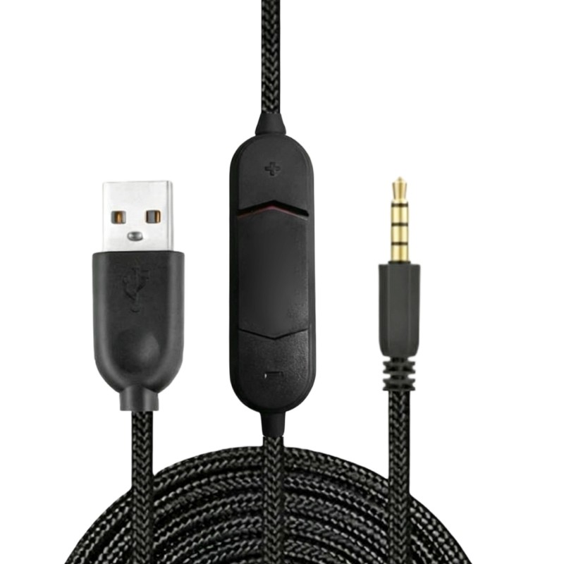 Universal Gaming Sound Wire USB Sound Enhancement Technology 3.5mm Gold Plate