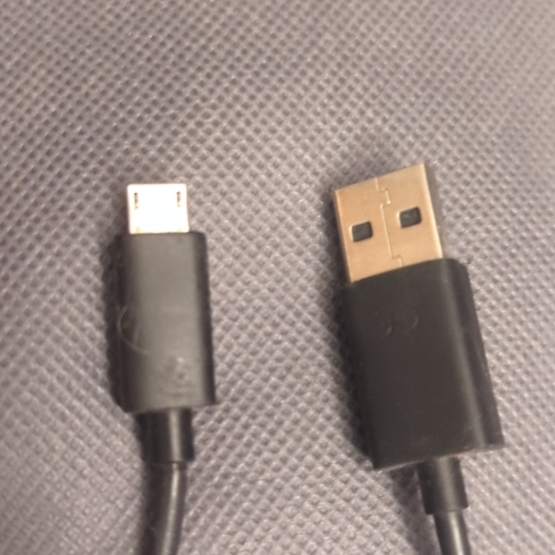 Black USB-A to Micro-USB Charging Cable, Universal, Less Than 10ft gallery