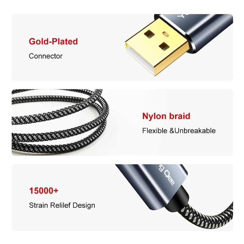 Printer Cable 25 ft,USB Printer Cable High Speed USB 2.0 A Male to Type B Male gallery