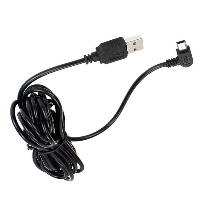 3.5M USB Type-A to Mini 5Pin Right Angle Charging Cable for GPS Navigator gallery
