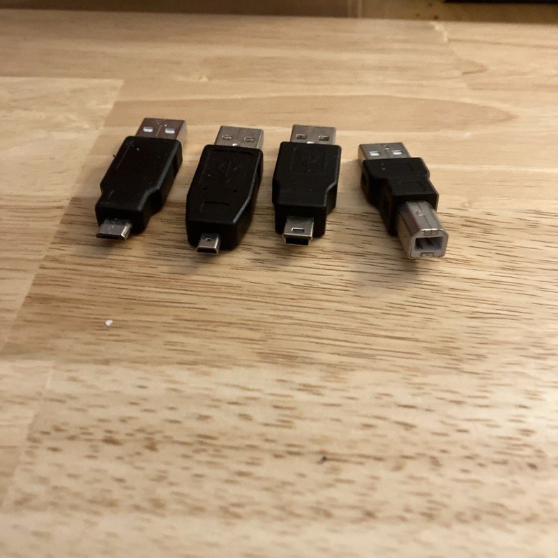 Philips Universal USB Cable Kit 6ft Includes Mini-B USB-C USB-B Micro USB Adapte gallery