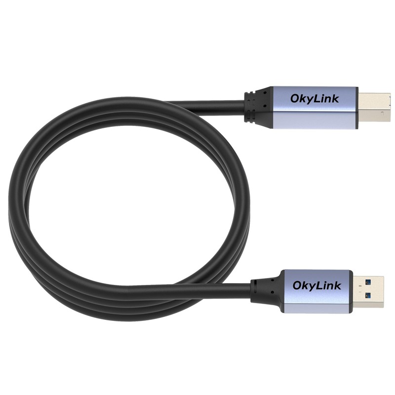 5FT 1.5M USB 3.0/3.2 Gen 1 Printer Cable A Male To B 5Gbps Aluminum Shell Cord gallery