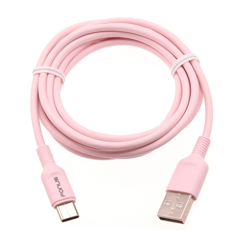 For iPhone 16/Pro/Max/Plus – Pink 6ft USB-C Cable Charger Cord Power Wire Type-C