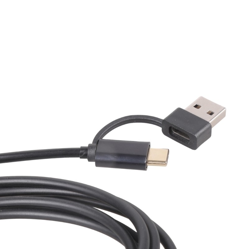 Double Port DC5525 Power Cord With USB And Type C Input 5V3A For Small Appliance gallery