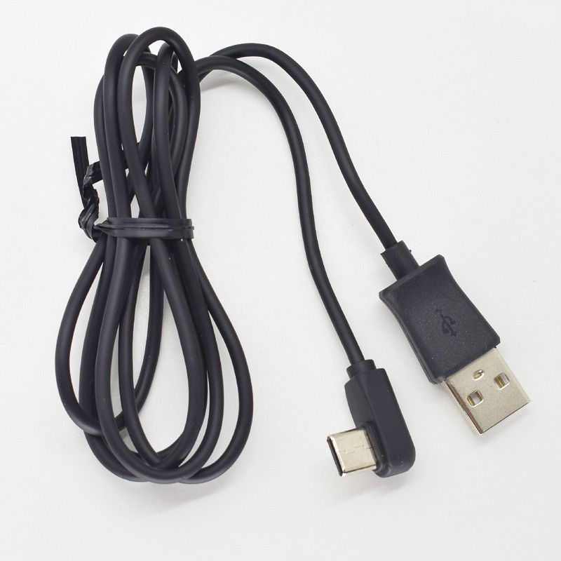 5pcs 1M/3.3ft USB Male to Right Angle Type-C 5V 2A Sync Data Charge Cable