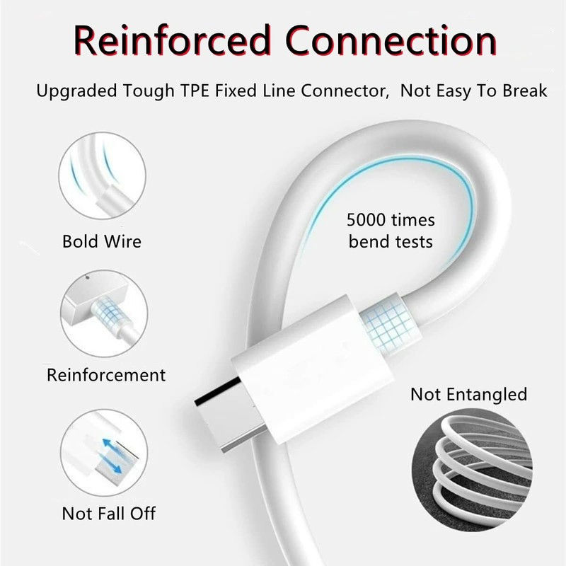 For iPhone 15 16 Pro 60W USB-C to USB-C Fast Charger Cable Type C PD 20W Adapter gallery