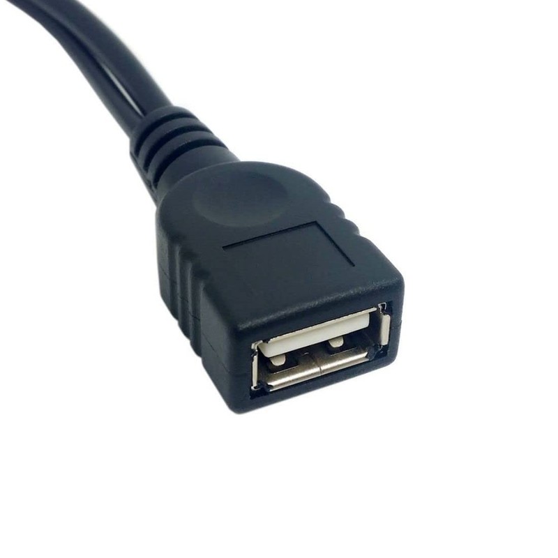 USB 2.0 Y Splitter Cable USB 2.0 Female to Data Charger Extension Cable with ... gallery