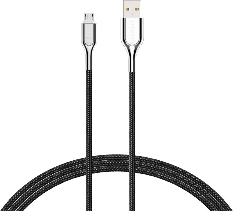 Cygnett 3-Metre Armoured Micro to USB-A Cable in Black gallery