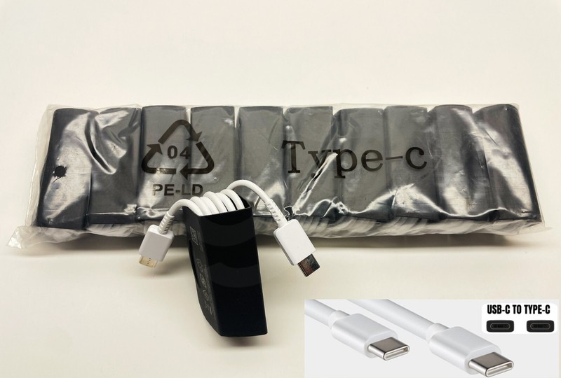 Lot USB Type C to USB C Cable Fast Charger PD For Samsung S10 S20 Apple IP 15 gallery