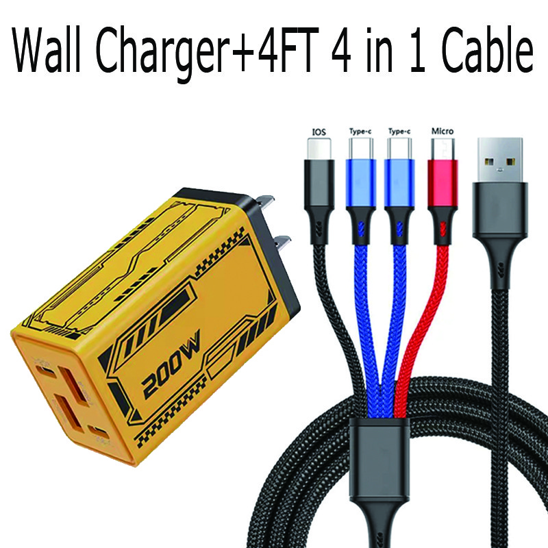 200W Fast Charging USB Type C Wall Charger For Motorola Edge + 2026 2025 2024