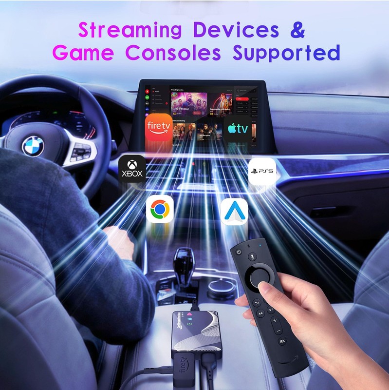 Joywind 2026 Upgraded 【 3-in-1 】 HDMI Input Car TV & Wireless CarPlay Adapter... gallery