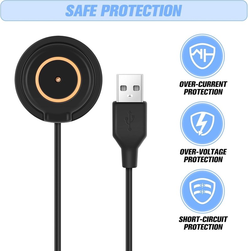 Fast Charging 2-Pack Magnetic Cable Set with Smart LED for Olight Flashlights gallery