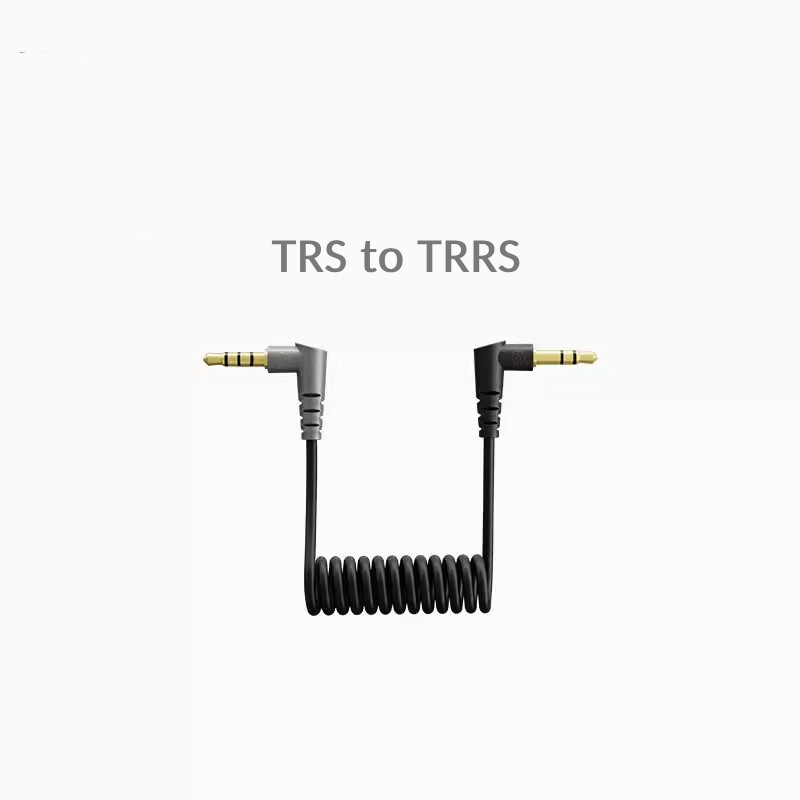 TRS to TRRS Audio Cable for Hollyland LARK MAX M1 Wireless Microphone