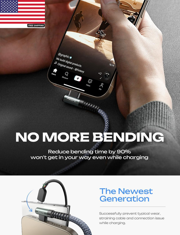 USB C to USB C Cable (60W 2Pack 6.6Ft) C to C Cable Fast Charging Type C Charger gallery