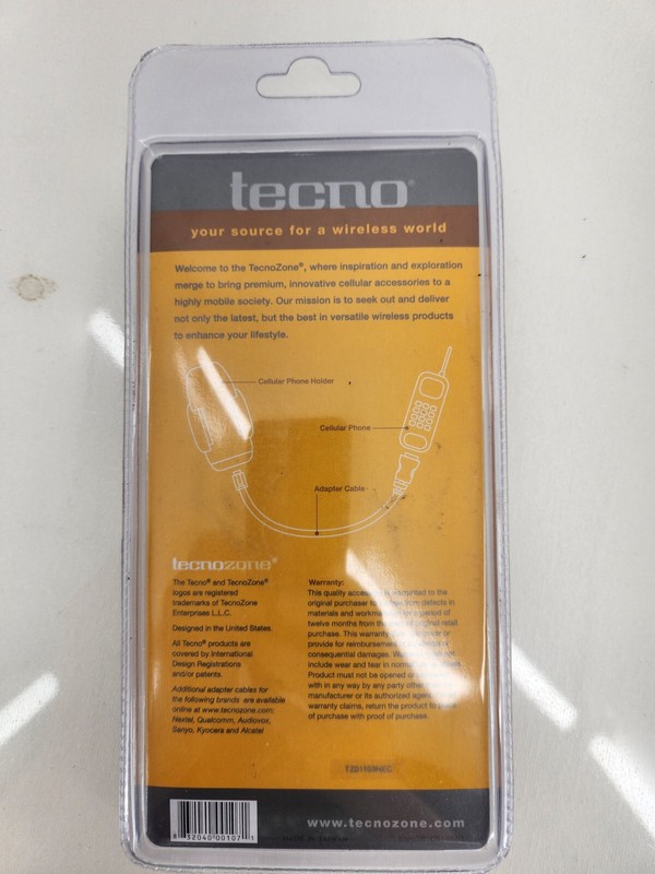 TECNO TZ01103NEC CELLULAR PHONE ADAPTER CABLE gallery