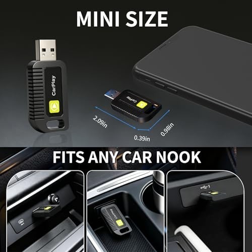 Wireless CarPlay Adapter for Apple iPhone Convert from Wired for Apple Carplay W gallery