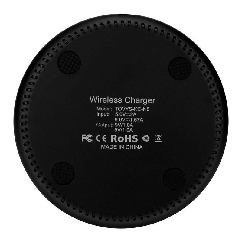 Deco Gear QI Charger Wireless Fast-Charging Pad 10W (Matte Black) gallery