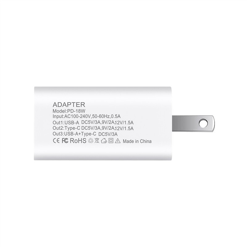 Premium 18W PD USB-A USB-C Charger Adapter for Huawei Mate 20X 20 Lite P30 Pro gallery