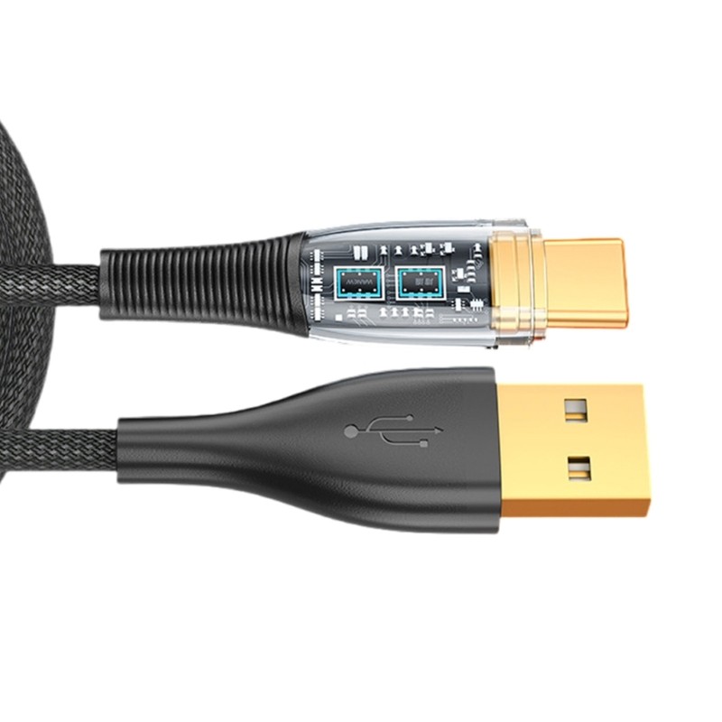 Efficient Type C Charging Cable 100W Charging Cord Aluminum for Smarphones gallery