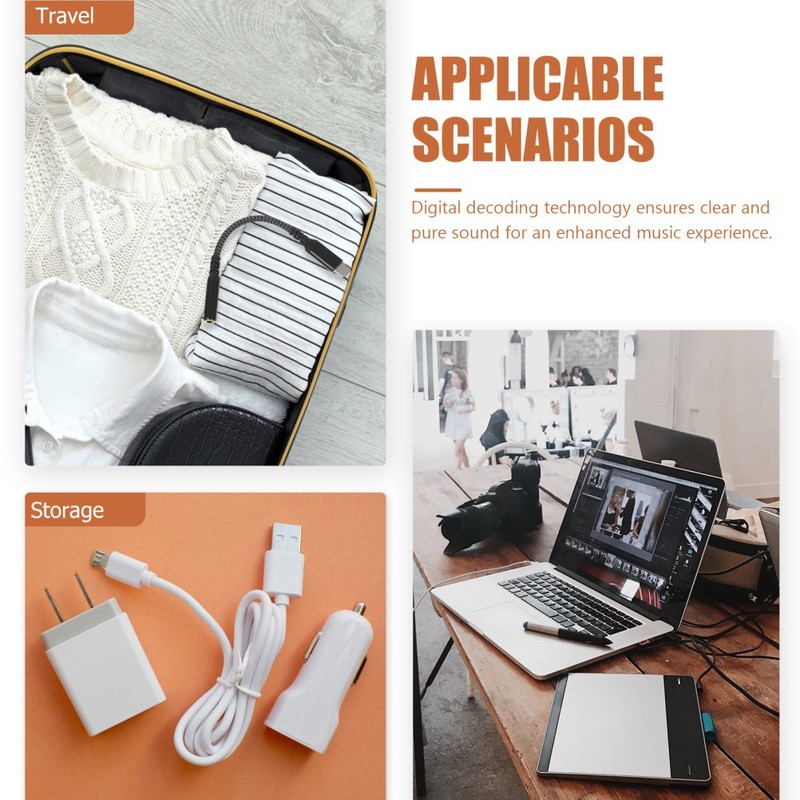 Black Metal Type-C Earphone Adapter with Digital Decoding Technology gallery
