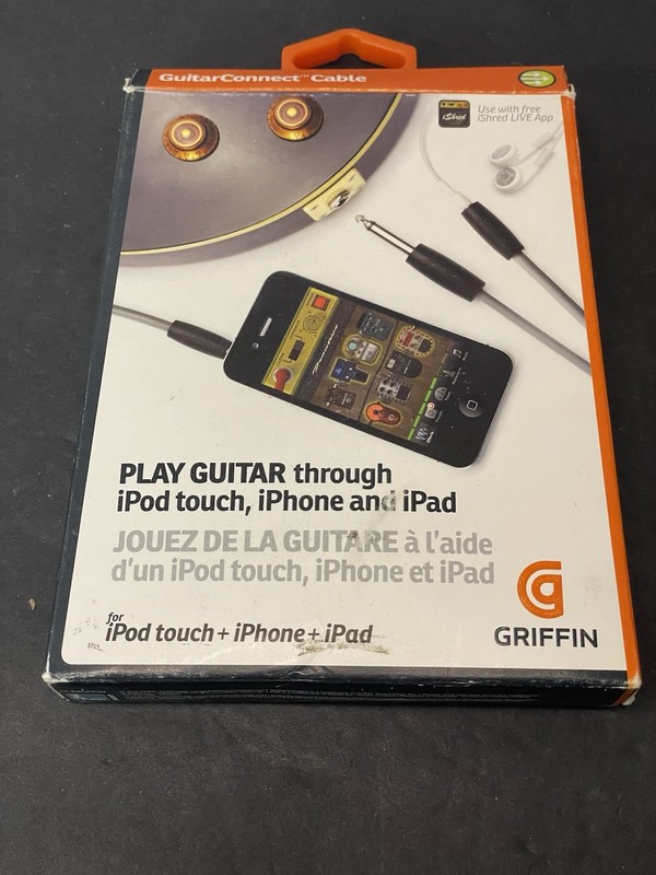 Griffin GuitarConnect Cable iPhone iPad iPod touch NIB
