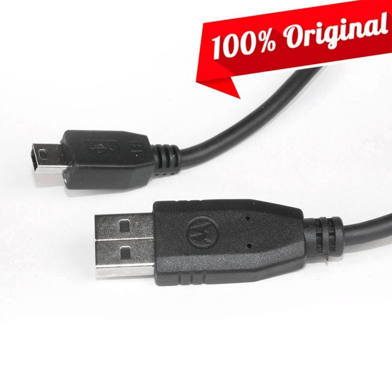 Original Motorola 5FT Mini-USB Charging Data Cable for RAZR V3 KRZR K1 SLVR ROKR